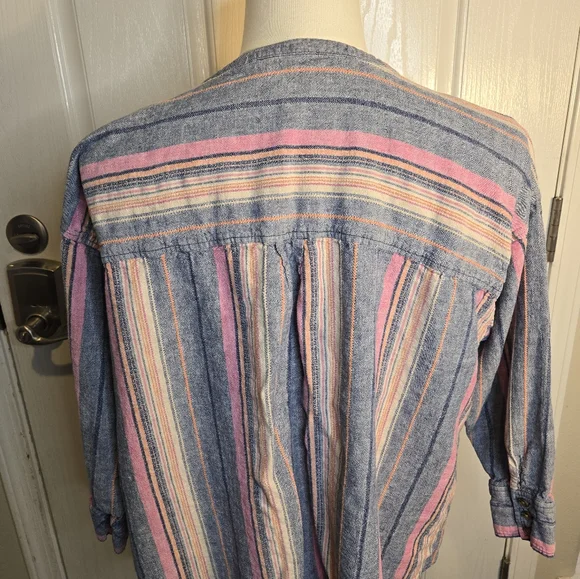 Isaac Mizrahi Striped Shirt - Picture 5 of 7